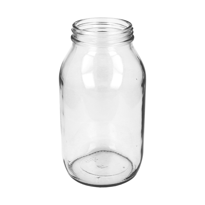 500ml Clear Glass Powder Jar - Glass - Medical Glass - Coloured Bottles