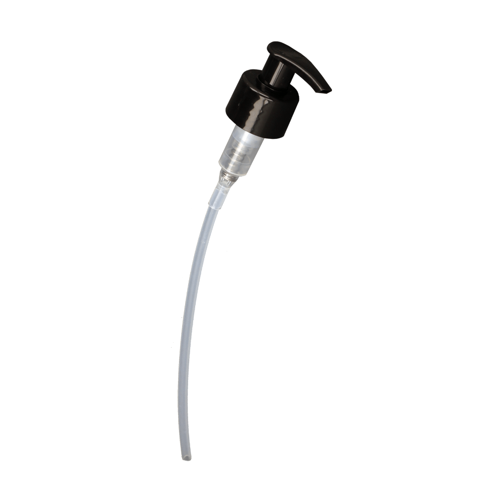 28R3 Black Lotion Pump - Caps - Sprays & Pumps - Coloured Bottles