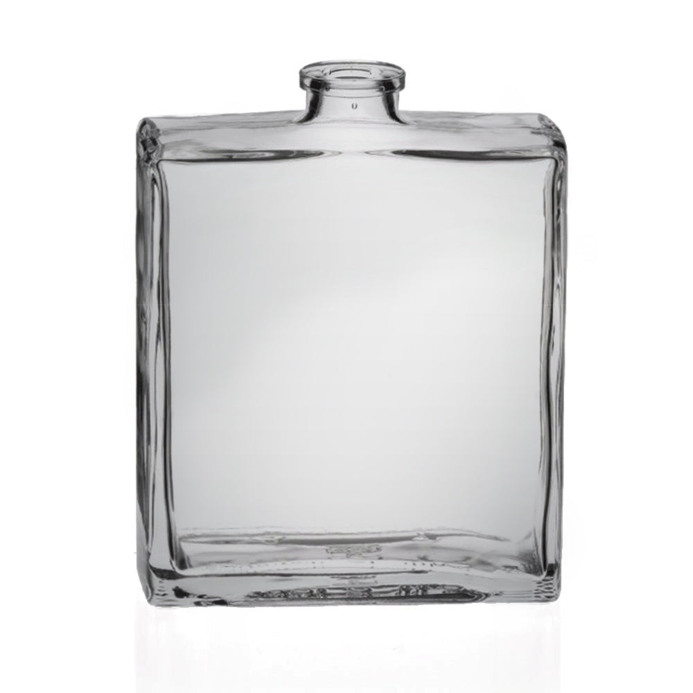 1000ml Capri Smoked Glass Rectangular Diffuser Bottle (cork neck) - Glass - Diffuser Glass - Colorlites