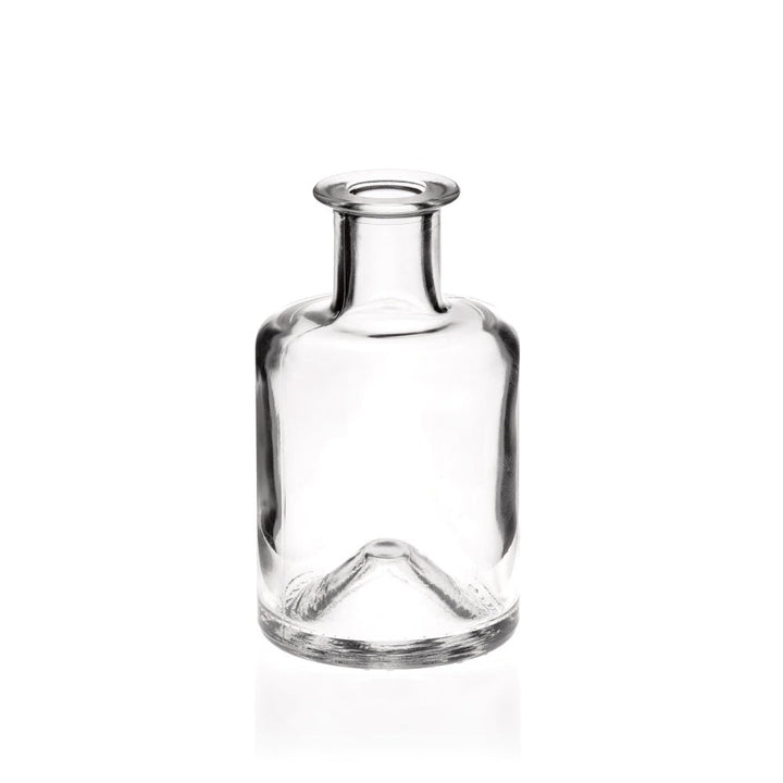 200ml Clear Glass Herbalist Bottle & 19mm Synthetic Headed Cork - - ColouredBottles