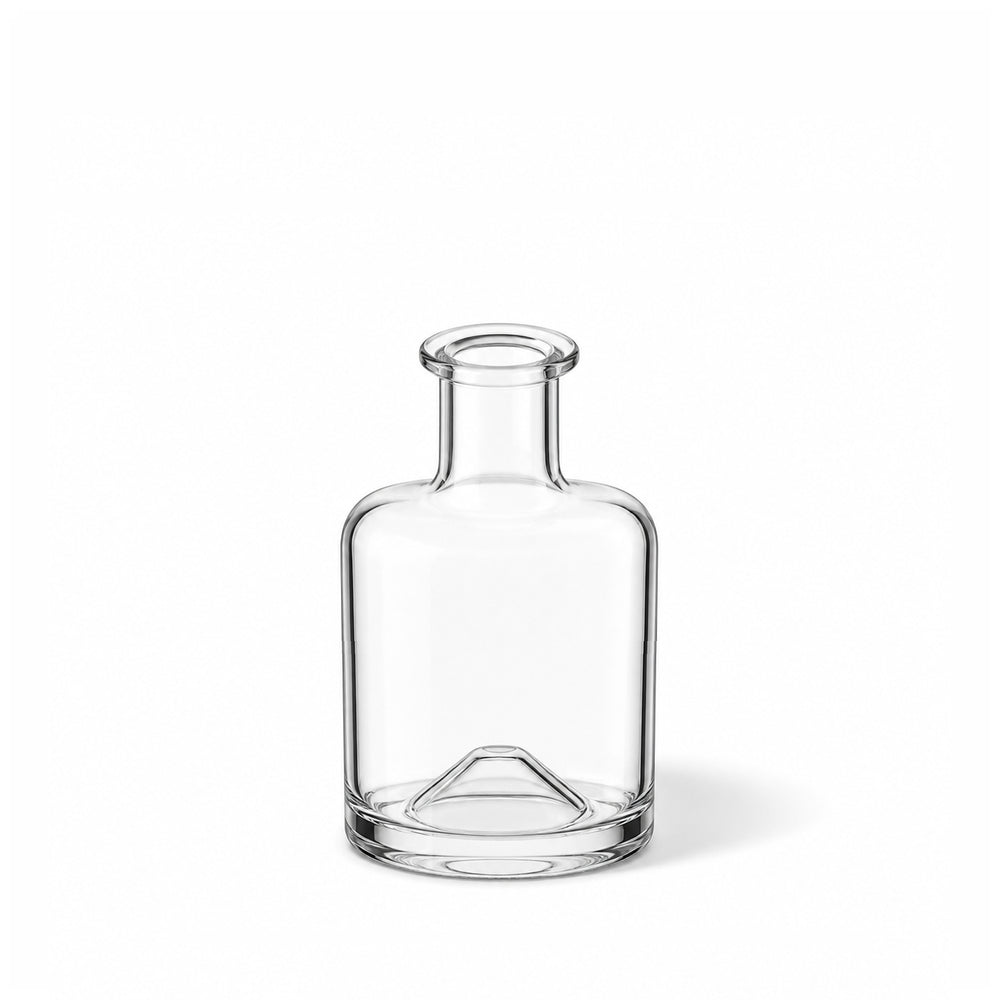 200ml Clear Glass Herbalist Bottle (Cork Neck) - Glass - Food Glass - Coloured Bottles