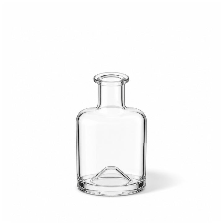 200ml Clear Glass Herbalist Bottle (Cork Neck) - Glass - Food Glass - Coloured Bottles