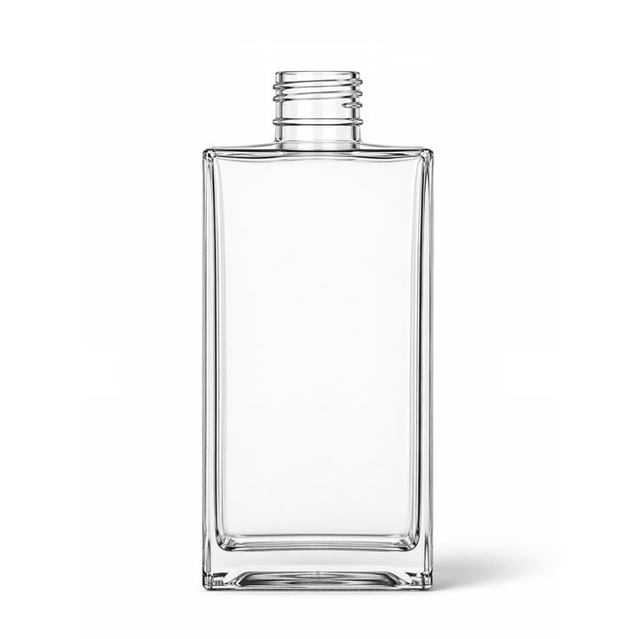 200ml Clear Glass Tall Square Clayton Bottle