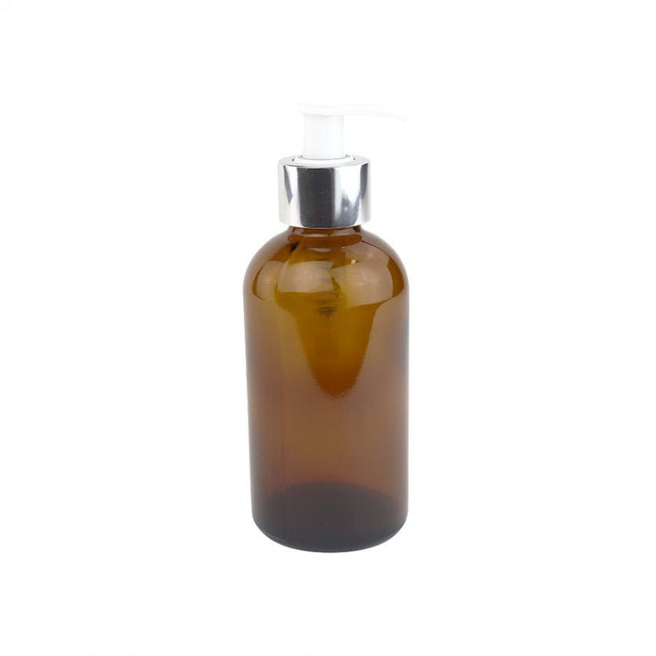 200ml Amber Glass Boston Round Bottle - Glass - Medical Glass - Colorlites