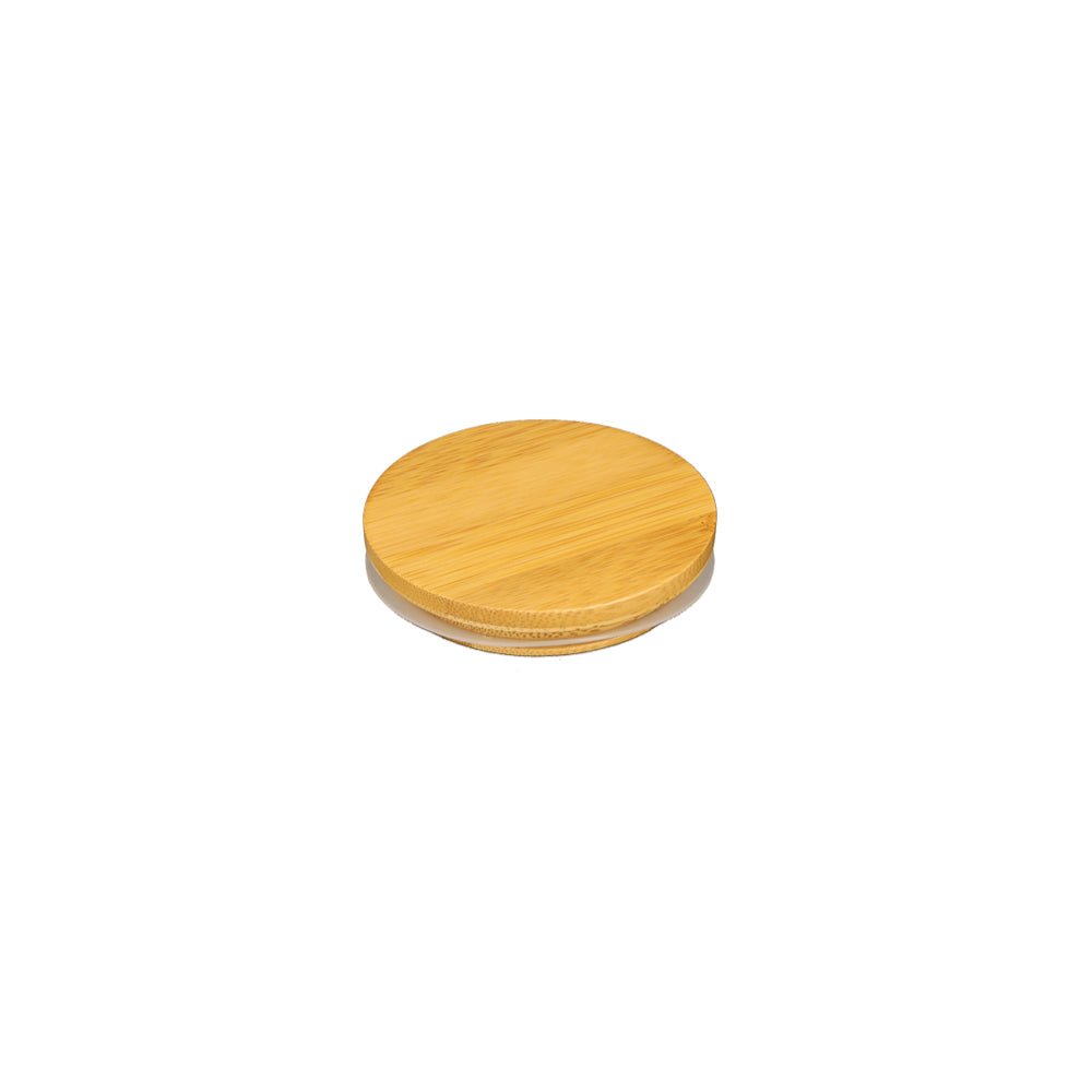 20cl Karen Wooden Candle Lid With Silicone Seal - Caps - Candle Lids - Coloured Bottles