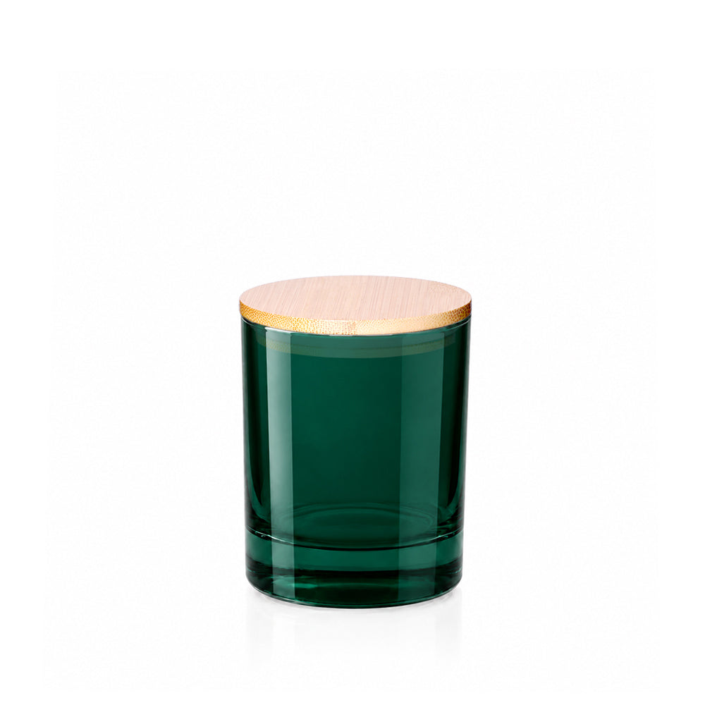 20cl Forest Green Lucy Candle Glass - Glass - Candle Glass - Coloured Bottles