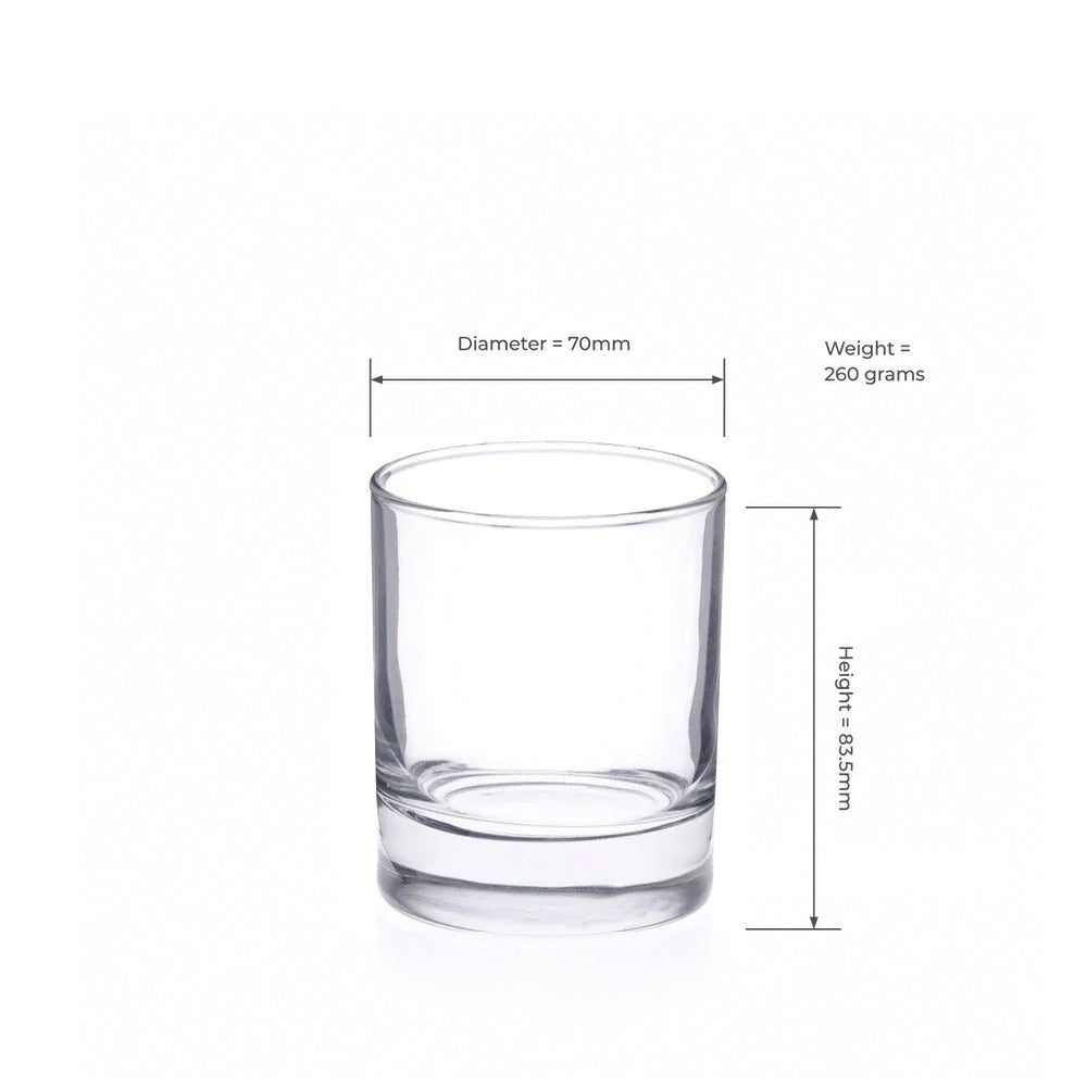 20cl Clear Lucy Candle Glass