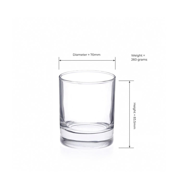 20cl Clear Lucy Candle Glass