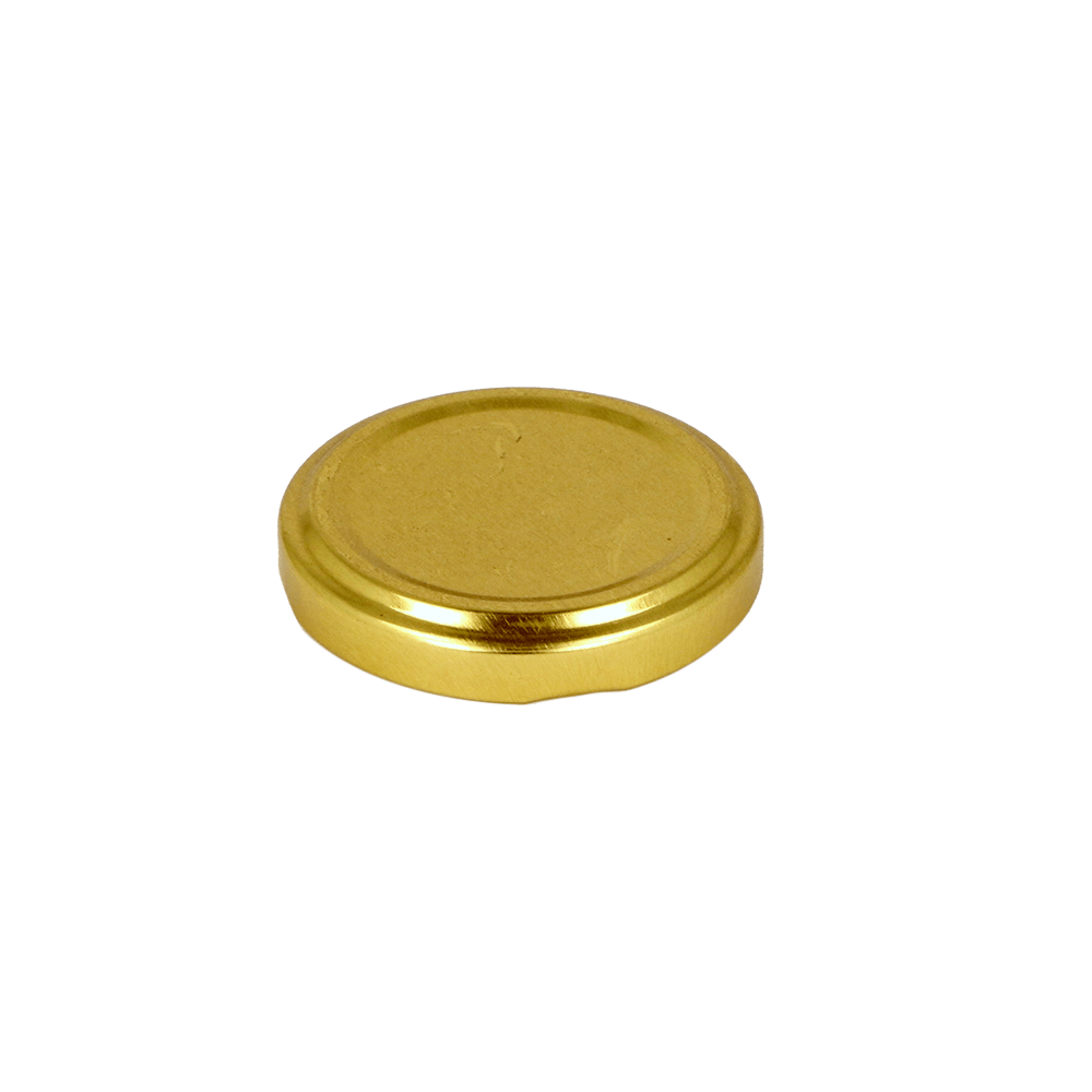 T/O 53 Gold Lid for Jar - Caps - Food Caps - Coloured Bottles