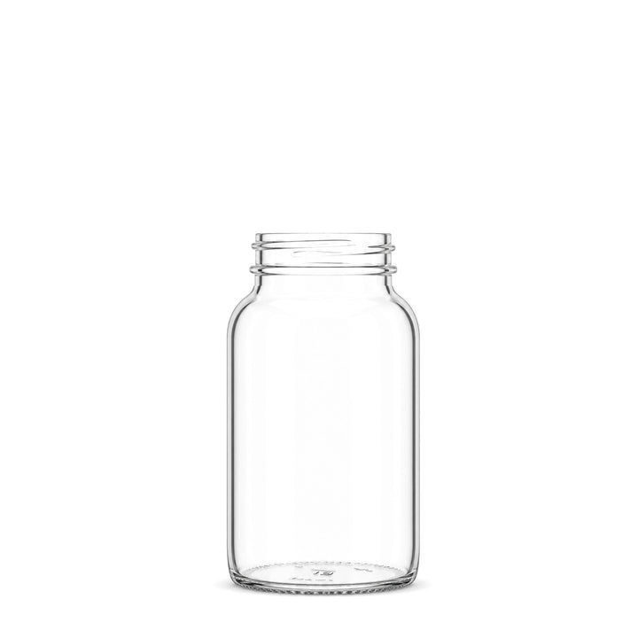 250ml Clear Glass Powder Jar - Glass - Medical Glass - Coloured Bottles
