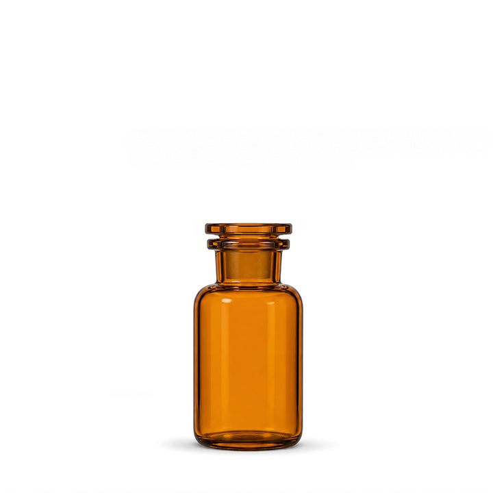 250ml Amber Glass Reagent Bottle & Ground Glass Stopper - Glass - Aromatherapy Glass - Coloured Bottles