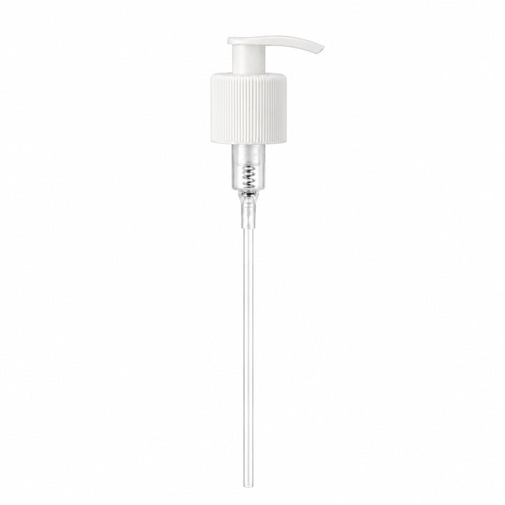 28R3 White Lotion Pump - Caps - Sprays & Pumps - Coloured Bottles