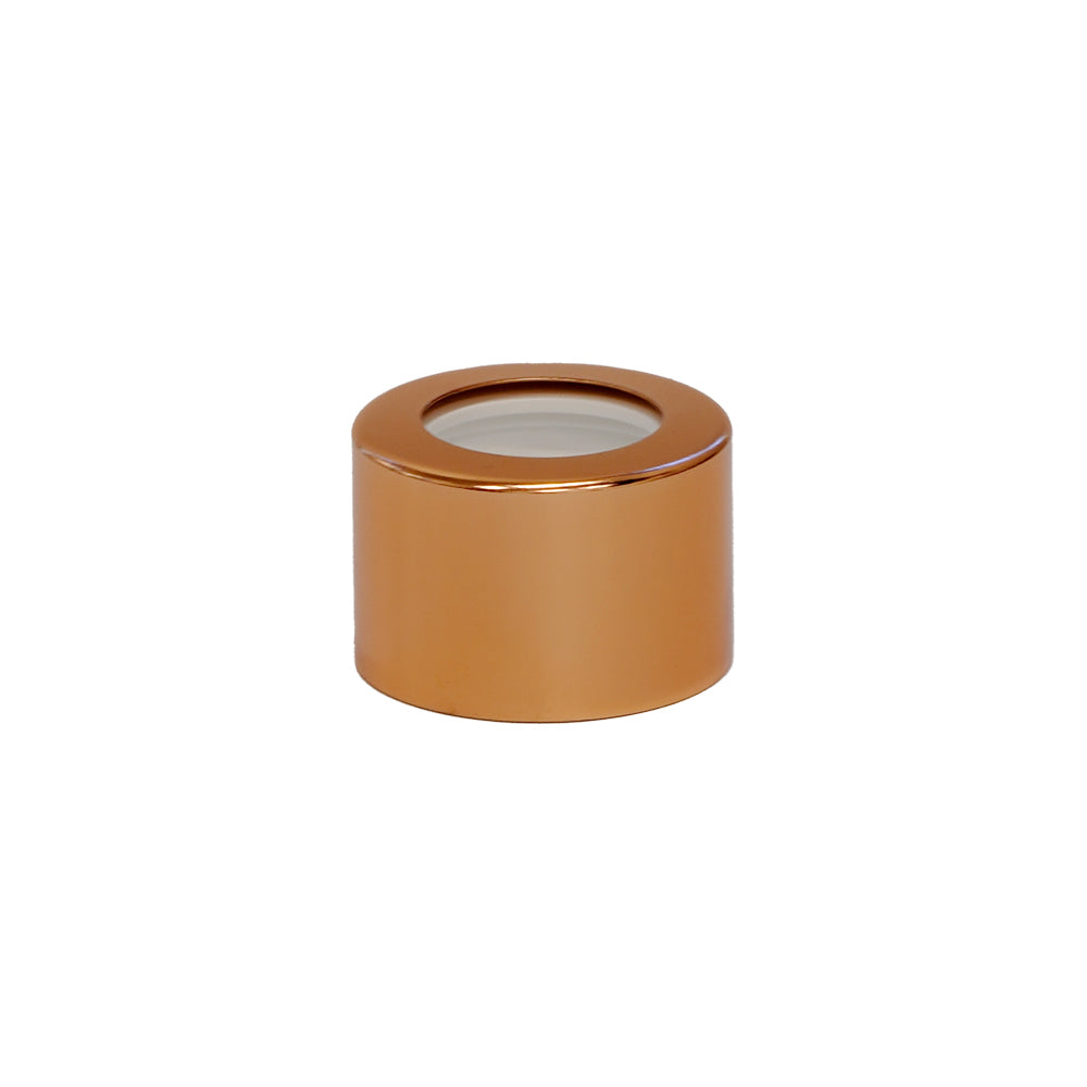 28mm Gloss Rose Gold Diffuser Cap - - Colorlites