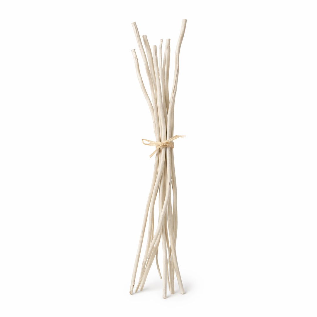 Willow Diffuser Reeds 300mm Natural Tied Pack of 10 - Caps - Diffuser Caps - Coloured Bottles