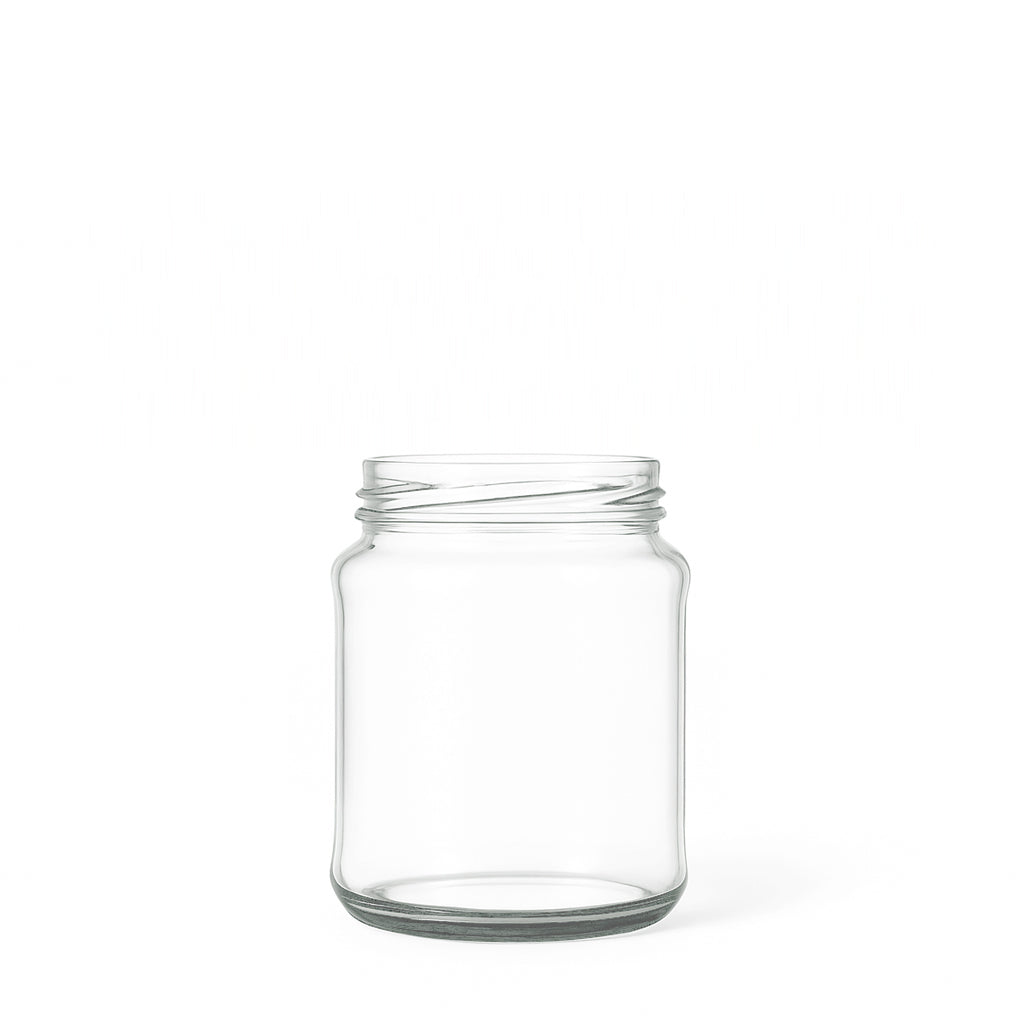 300ml Clear Glass Round Jar - Glass - Food Glass - Colorlites