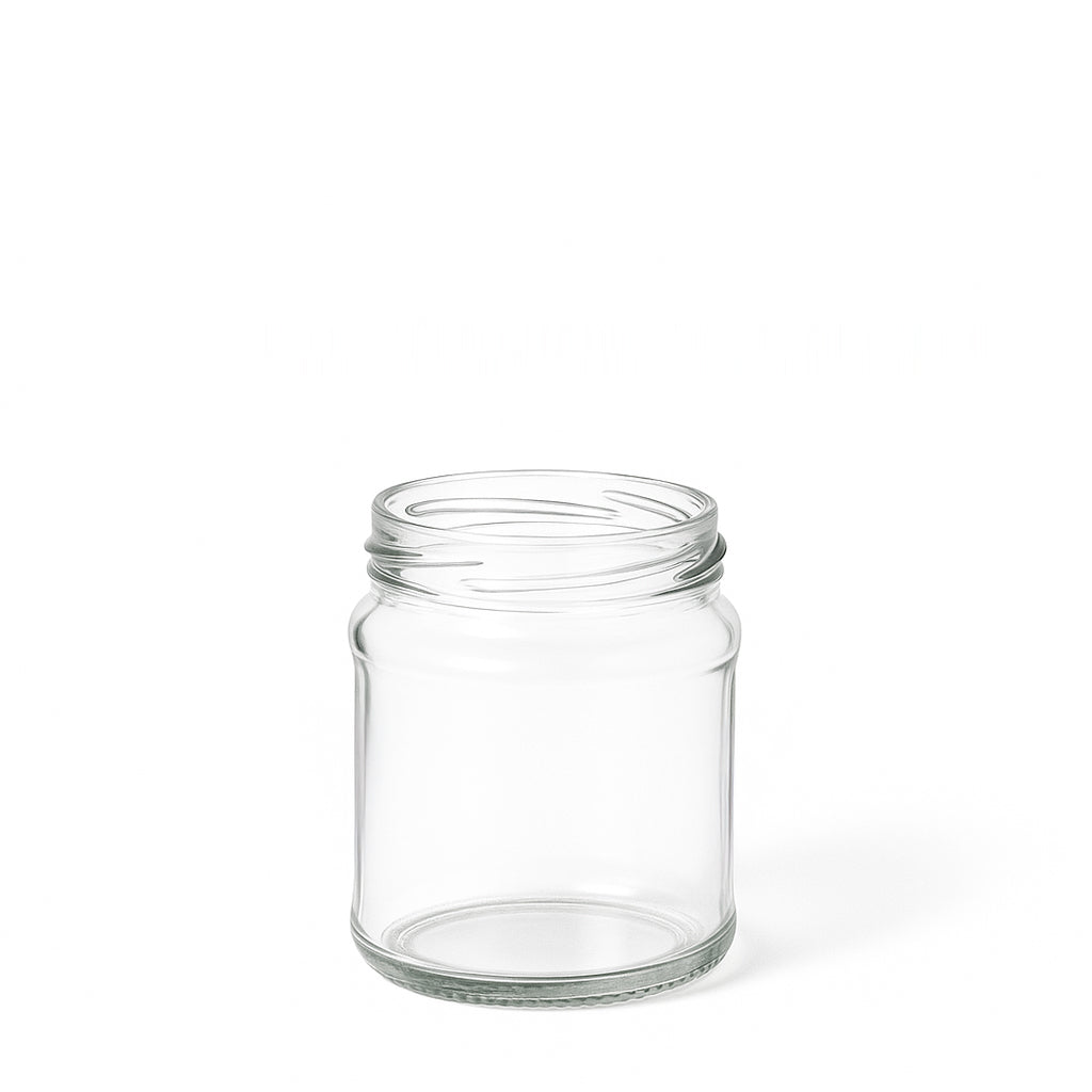 300ml Clear Glass Round Jar - Glass - Food Glass - Colorlites