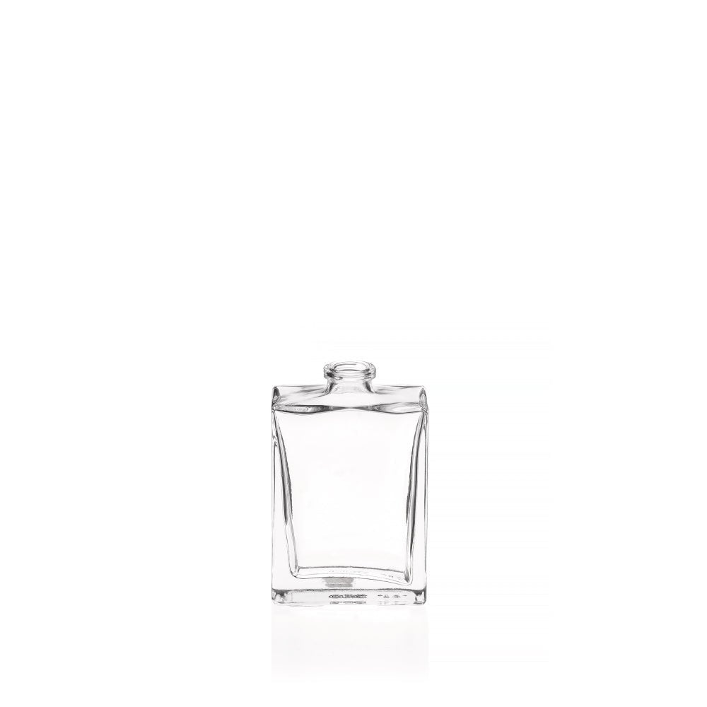 30ml Clear Glass Rectangle Everest Bottle - Glass - Fragrance Glass - Coloured Bottles