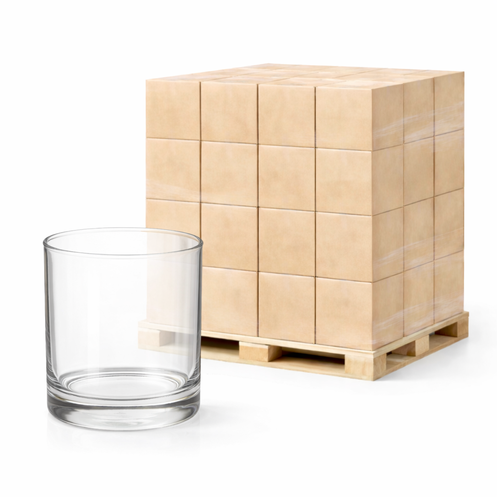 30cl Clear Lucy Candle Glass Pallet