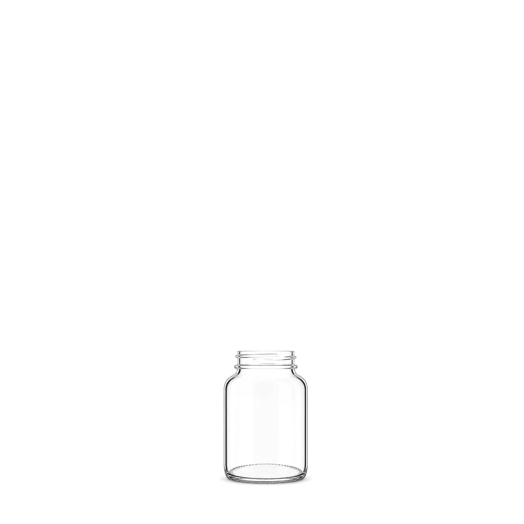 30ml Clear Glass Powder Jar - Glass - Medical Glass - Coloured Bottles