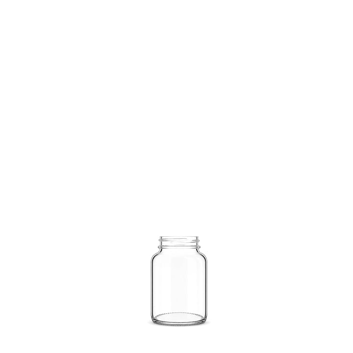 30ml Clear Glass Powder Jar - Glass - Medical Glass - Coloured Bottles