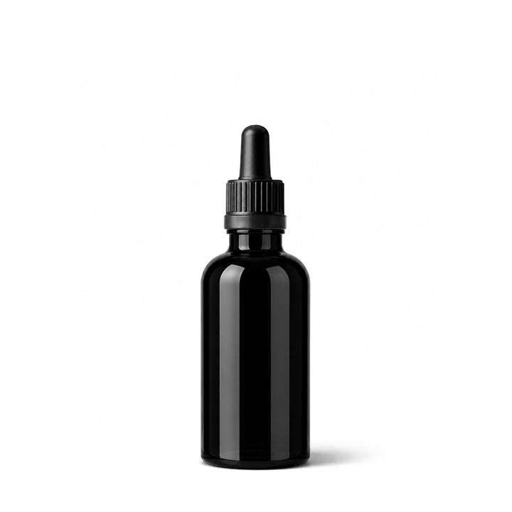 30ml Black Glass Dropper Bottle - Glass - Aromatherapy Glass - Coloured Bottles