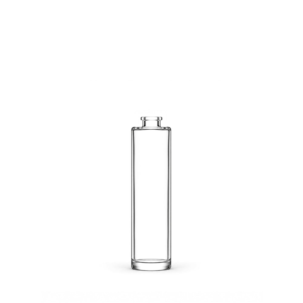 30ml Clear Glass Tall Round Cuban Bottle - Glass - Fragrance Glass - Coloured Bottles