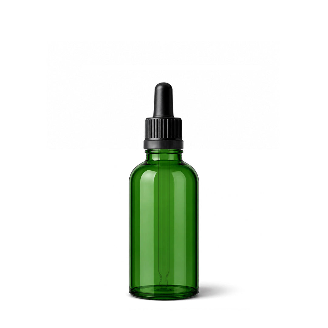 30ml Green Glass Dropper Bottle - Glass - Aromatherapy Glass - Coloured Bottles