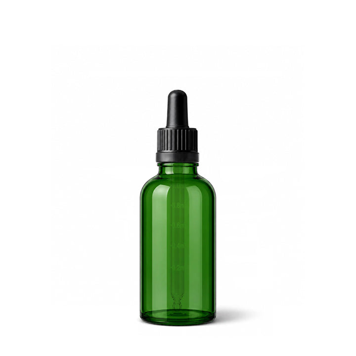 30ml Green Glass Dropper Bottle - Glass - Aromatherapy Glass - Coloured Bottles