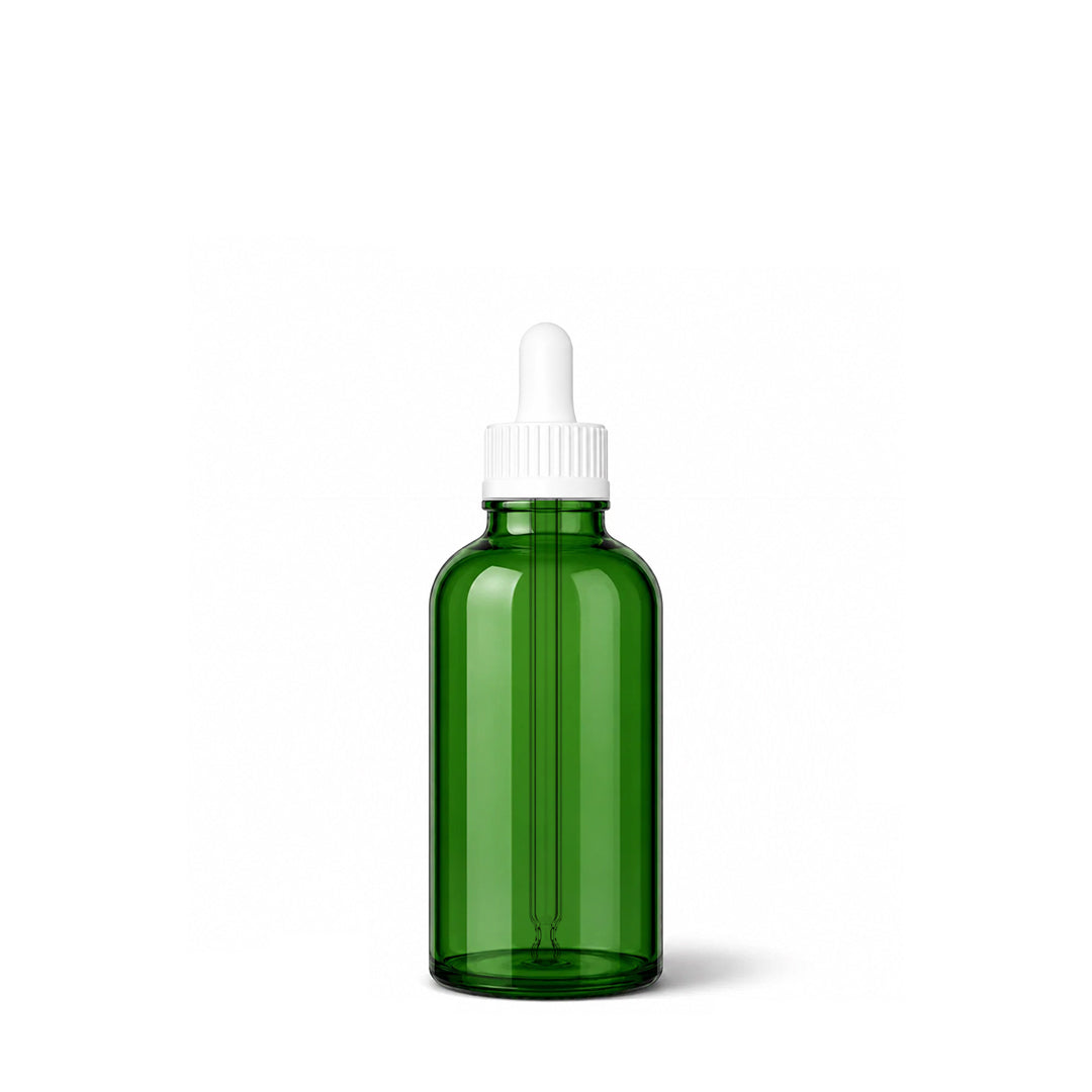 30ml Green Glass Dropper Bottle - Glass - Aromatherapy Glass - Coloured Bottles