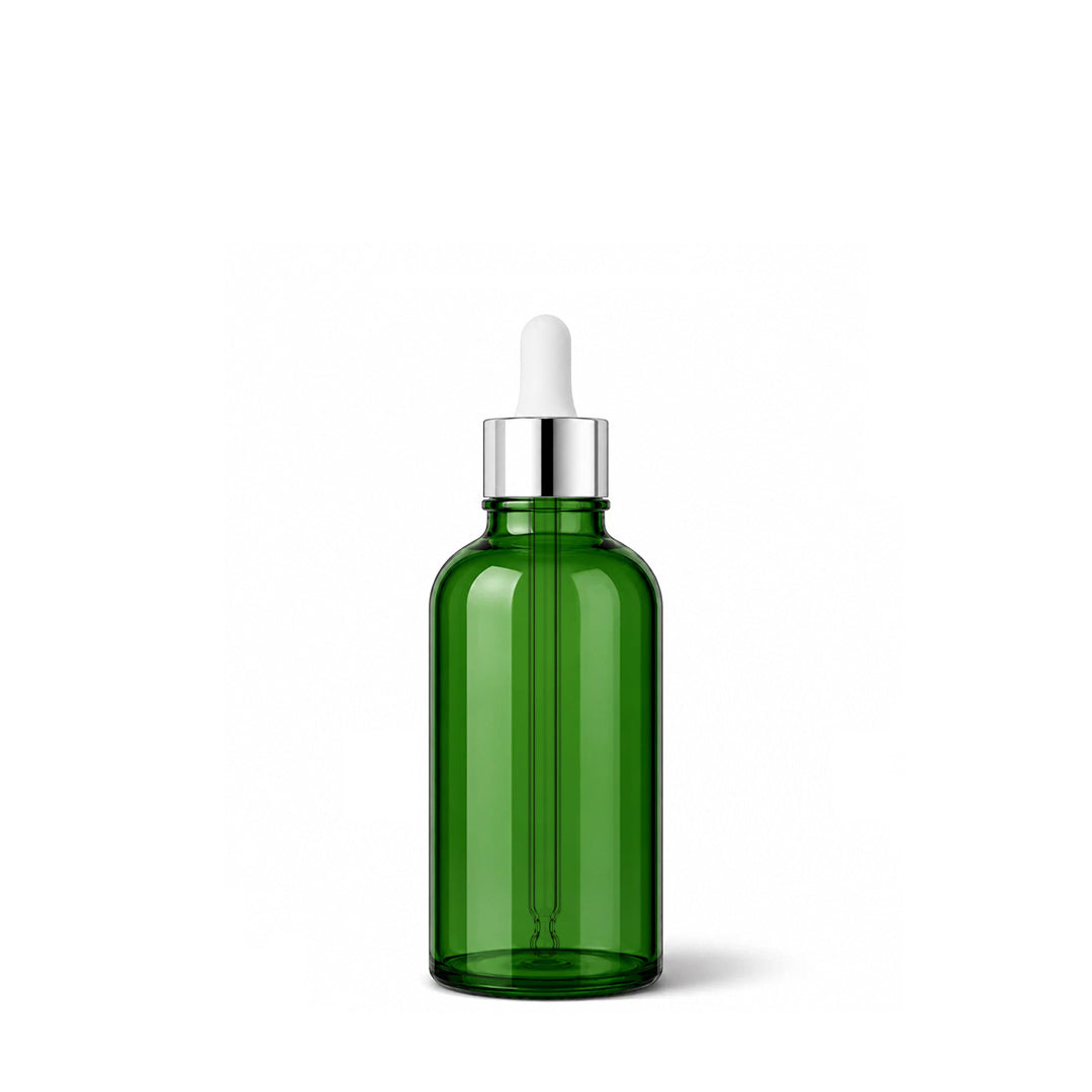 30ml Green Glass Dropper Bottle - Glass - Aromatherapy Glass - Coloured Bottles