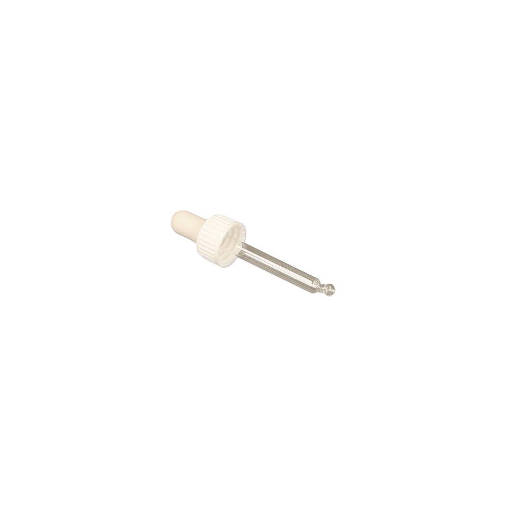 GL18 15ml, 63mm White Pipette (For Coloured 15ml Dropper Bottles Only) - Caps - Pipettes - Coloured Bottles