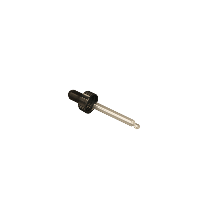 20R3 Black Pipette - Caps - Pipettes - Coloured Bottles
