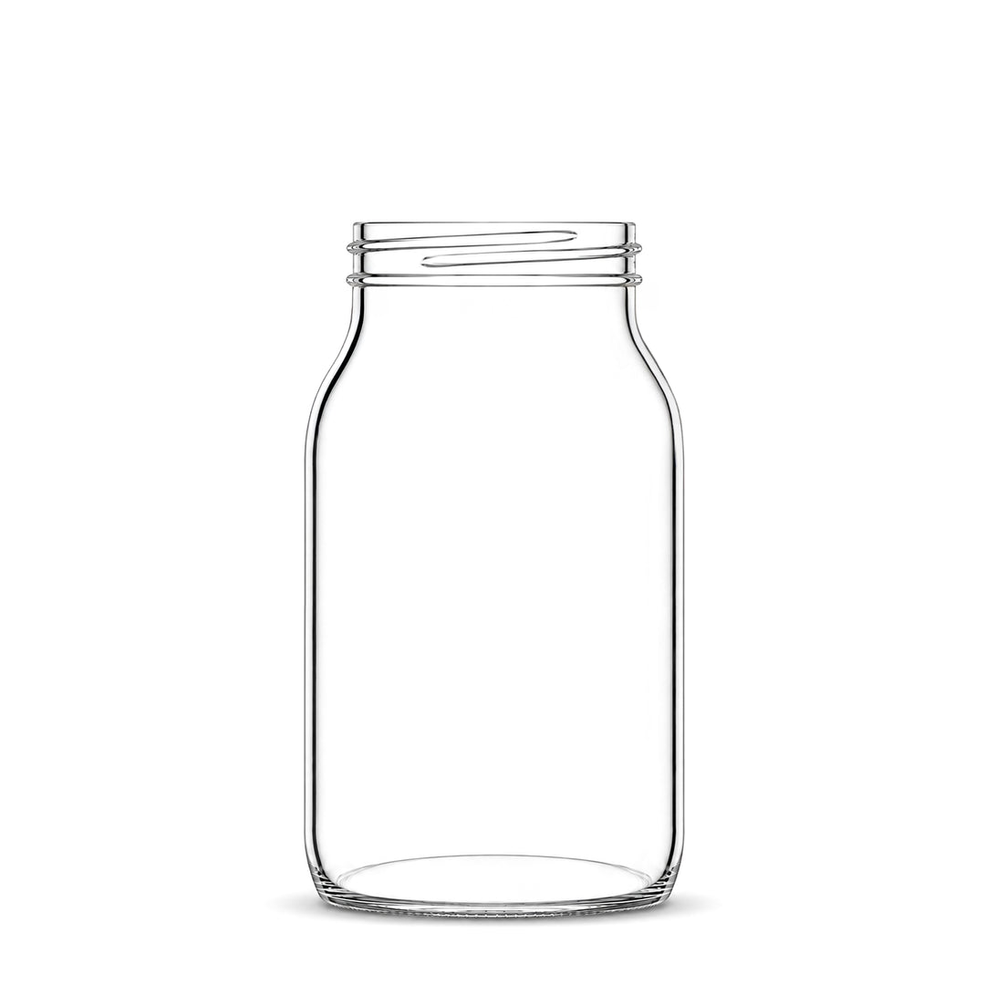 500ml Clear Glass Powder Jar - Glass - Medical Glass - Coloured Bottles