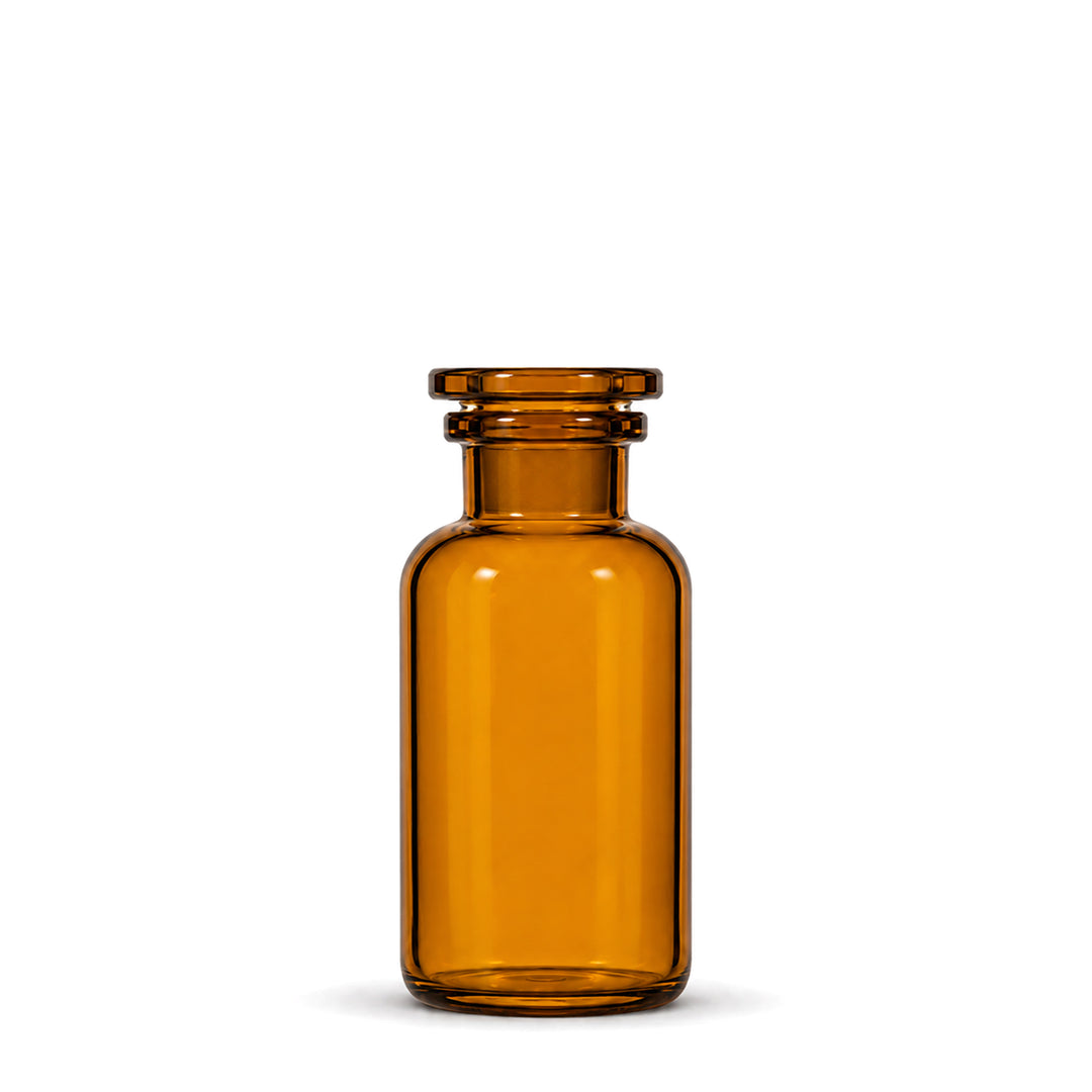 500ml Amber Glass Reagent Bottle & Ground Glass Stopper - Glass - Aromatherapy Glass - Coloured Bottles