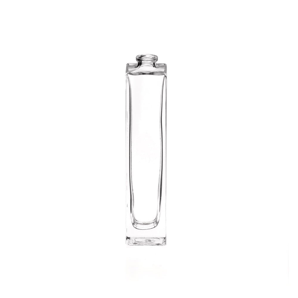 50ml Clear Glass Square Klee Bottle - Glass - Fragrance Glass - Coloured Bottles