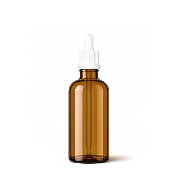 50ml Amber Glass Dropper Bottle - Glass - Aromatherapy Glass - Coloured Bottles