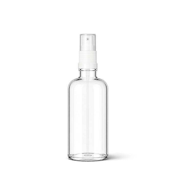 50ml Clear Glass Dropper Bottle - Glass - Aromatherapy Glass - Coloured Bottles