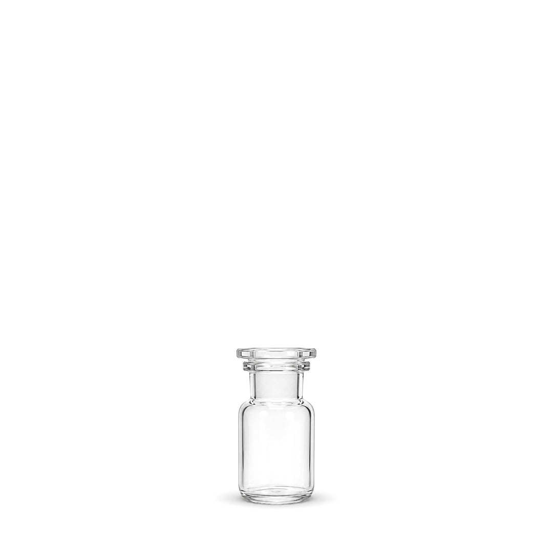 50ml Clear Glass Reagent Bottle & Ground Glass Stopper - Glass - Aromatherapy Glass - Coloured Bottles