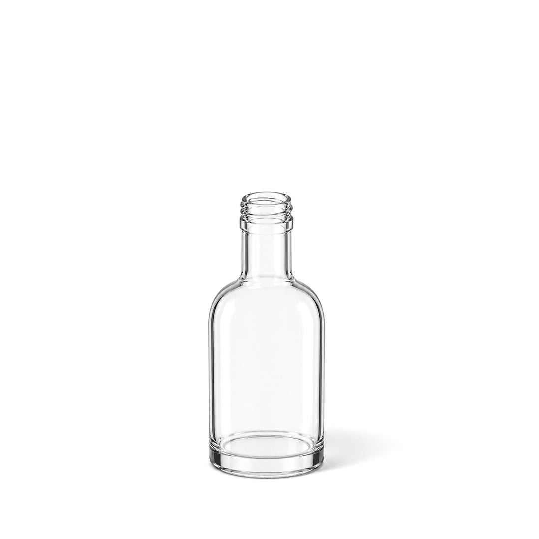 50ml Clear Glass Round Honorius Bottle