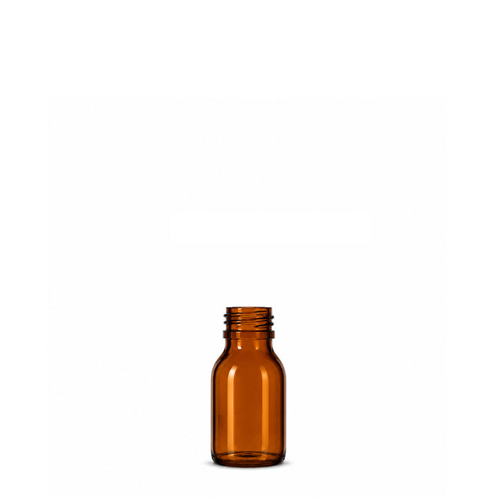 60ml Amber Glass Alpha Bottle - Glass - Medical Glass - Coloured Bottles