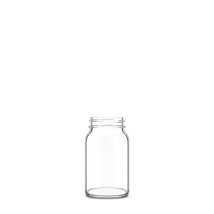 60ml Clear Glass Powder Jar - Glass - Medical Glass - Coloured Bottles