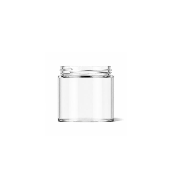 60ml Clear Glass Cosmetic Jar (58R3) - Glass - Cosmetic Glass - Coloured Bottles