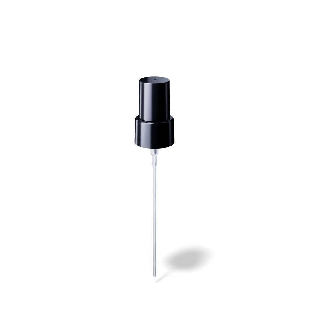 Miron - Mist sprayer Sinfonia 20/410, PP, black, glossy, dose 0.19ml, black overcap (Capella 50) - - Miron