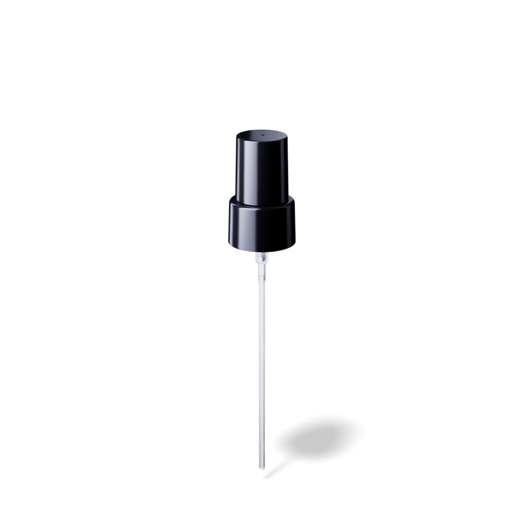 Miron - Mist sprayer Sinfonia 20/410, PP, black, glossy, dose 0.19ml, black overcap (Capella 50) - Caps - Miron