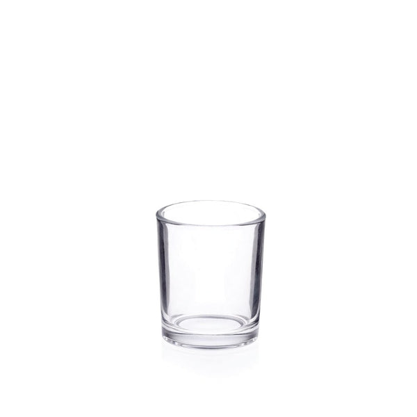 9cl Clear Meredith Candle Glass