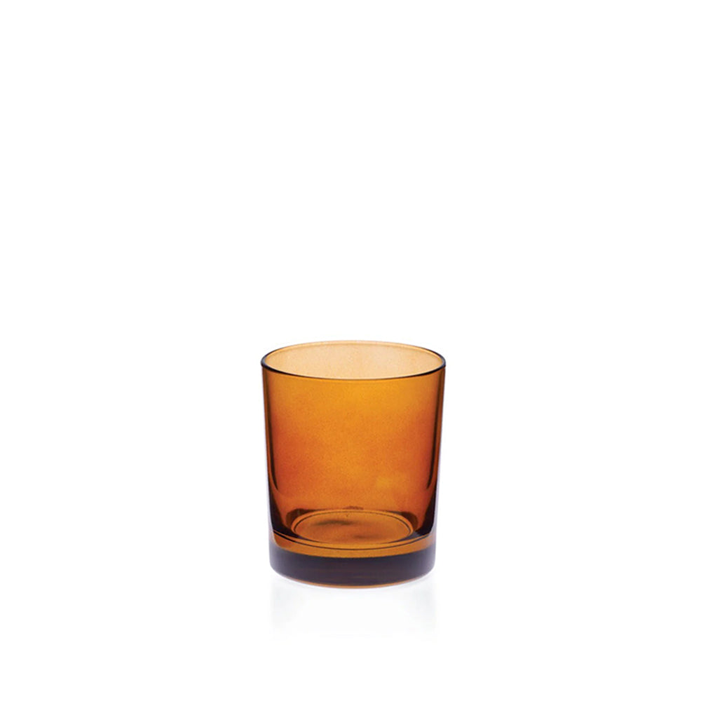 9cl Amber Meredith Candle Glass - Glass - Candle Glass - Colorlites