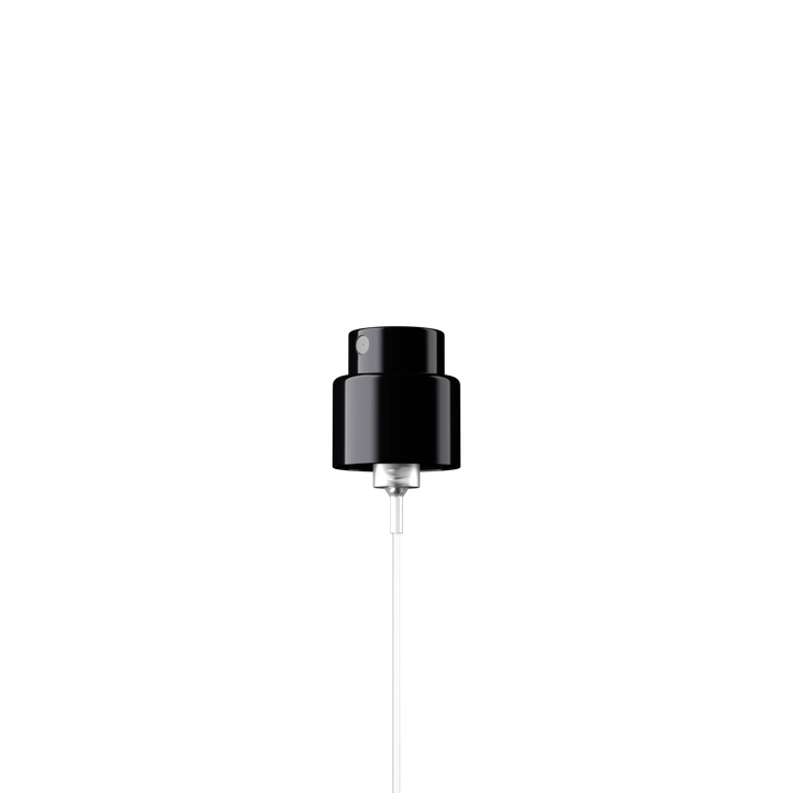 Miron - Spray cap V4 18/400, Aluminium, glossy black, dose 0.07ml (Mira 30)