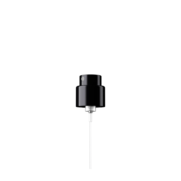 Miron - Spray cap Precious 18/400, aluminum, glossy black, dose 0.07ml (Lynx 15)