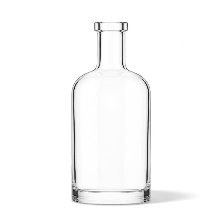 700ml Clear Glass Round Nocturne Bottle - Glass - Food Glass - Coloured Bottles