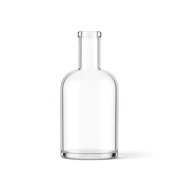 500ml Clear Glass Round Honorius Bottle (Cork Neck) - Glass - Food Glass - Coloured Bottles